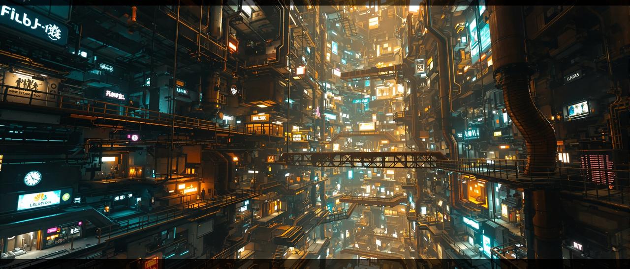 神秘影院 - 霓虹深渊背景